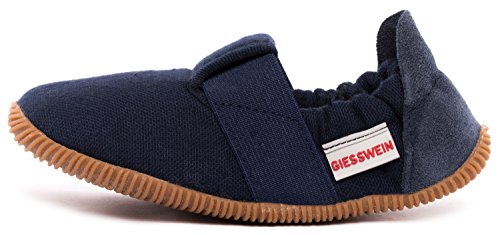 GIESSWEIN Söll - Slim Fit, Flache Hausschuhe Unisex Kinder, 28 EU, Dk.blau 548 im Sale