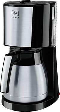 Thumbnail for Melitta Enjoy Top Therm - Kaffeemaschine mit Thermokanne aus Edelstahl, Filterkaffeemaschine mit Tropfstopp, für bis zu 10 Tassen Kaffee, edelstahl/schwarz im Sale