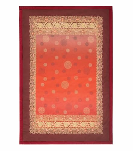 Bassetti PALLAVICINO Plaid made of 100% cotton in the color Rosso R1, dimensions: 135x190 cm - 9330110 on sale