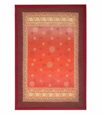 Thumbnail for Bassetti PALLAVICINO Plaid made of 100% cotton in the color Rosso R1, dimensions: 135x190 cm - 9330110 on sale