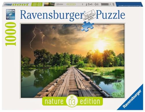 Ravensburger Puzzle 19538 - Mystisches Licht - 1000 Teile Puzzle für Erwachsene und Kinder ab 14 Jahren, Natur-Aufnahme zum Puzzeln, Yellow im Sale