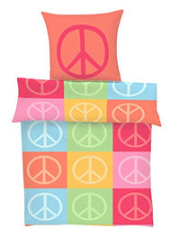 Thumbnail for IBENA Bettwäsche Set, Baumwolle, rot bunt, 200x135x0.5 cm im Sale