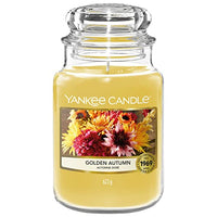 Thumbnail for Yankee Candle scented candle | Large Golden Autumn in a glass jar | Burn time: up to 150 hours | Perfect gifts for women, 1720937E on sale