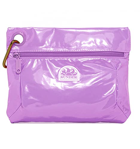 Sundek Damen Clutch AW318ABP1200 lila glänzend PE21 im Sale
