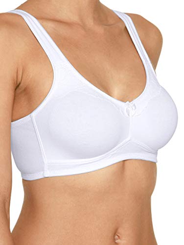 Naturana Bügelloser BH mit geformten, weichen Körbchen Gr. 80B , weiß