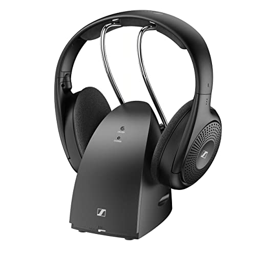 Sennheiser RS 120-W Wireless On-Ear Headphones for Crystal-Clear TV Sound &amp; Amazon Basics Fast Charging Cable, USB-C to USB-A 2.0, 480 Mbps on Sale