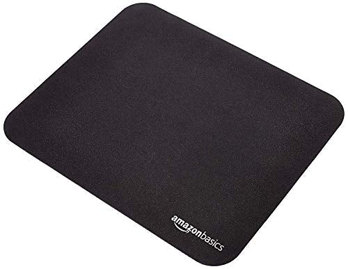 Amazon Basics Rectangular Gaming Mouse Pad, Standard, Black
