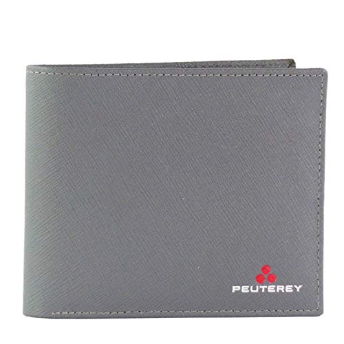 Peuterey Leather Wallet Grey TRISTAOWAL - PTT0056 on Sale