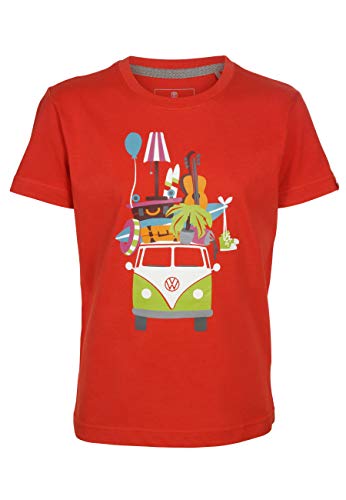 ELKLINE Children's T-Shirt Huckepack VW-Bulli Print 3041179, color: dark blue, on sale