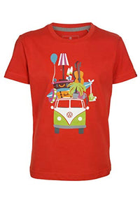 Thumbnail for ELKLINE Children's T-Shirt Huckepack VW-Bulli Print 3041179, color: dark blue, on sale