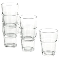 Thumbnail for IKEA REKO, Clear Glass, Set of 6, Stackable, 170 ml, 9 cm high, Dishwasher safe, Glass, Transparent, 6 pieces (1 pack), 6 on sale