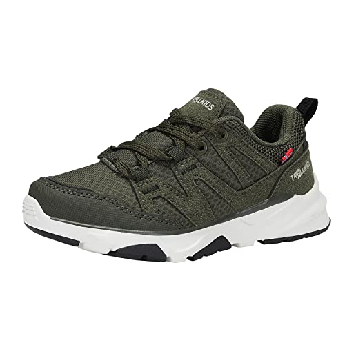 Trollkids breathable children's summer sneakers ALESUND, Moss, on sale