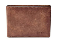 Thumbnail for Fossil Brieftasche für Herren Derrick, 100% Leder Bifold braun 11 cm x 1,5 cm B x 7,5 cm H ML3709200 im Sale