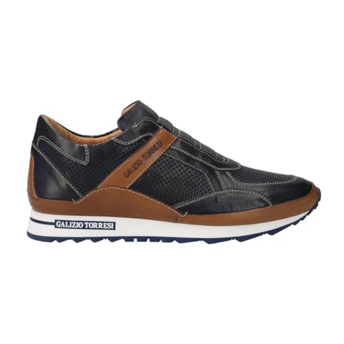 Galizio Torresi Sneaker 414040 V.70108, Glattleder, Blau, Herren EU 41 im Sale