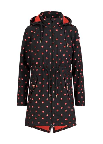 Blutsgeschwister women's softshell jacket Swallowtail Promenade, lips are made for kissing, on sale