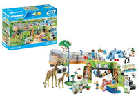 Thumbnail for PLAYMOBIL MyLife 71600 My Big Adventure Zoo, extensive zoo set with 16 domestic and exotic animals and a variety of accessories, detailed toy for children ages 4 and up, on sale
