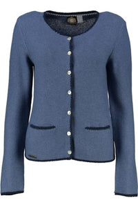 Thumbnail for Hammerschmid Strickjacke Oslo blau im Linksstrick Damen im Sale