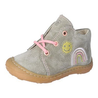 Thumbnail for RICOSTA Mädchen Stiefel MECKI, Kinder Lauflernschuhe, Weite: Mittel, lose Einlage, terracare, schnürstiefel, eukalyptus/Regenbogen (530), 23 EU im Sale