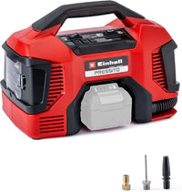 Thumbnail for Einhell Hybrid-Kompressor PRESSITO Power X-Change (18 V, max. 11 bar, 31 cm Schlauchlänge, inkl. 3-tlg. Adapter-Set, ohne Akku) im Sale