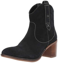 Thumbnail for Hush Puppies Damen Hannah Mid Boot Stiefelette, schwarzes Leder im Sale
