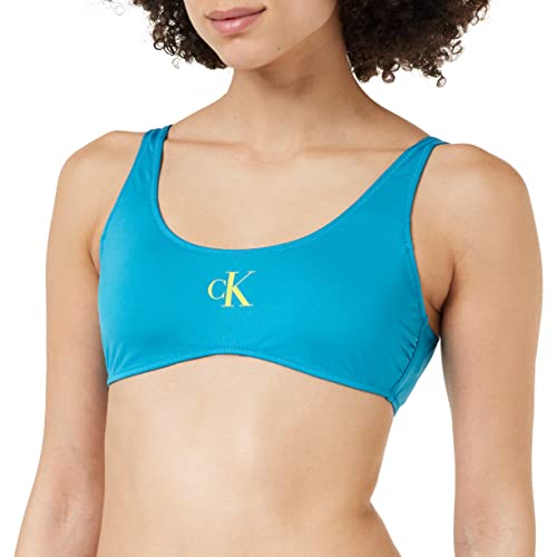 Calvin Klein Bralette-Rp Bralette Women, Blue (Clear Turquoise), on Sale