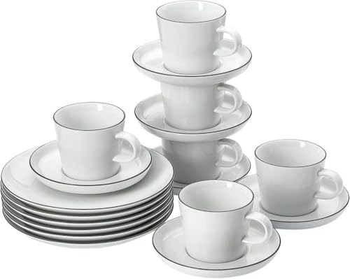 Arzberg Cucina-Basic Colori Black coffee set 18 pieces. on sale