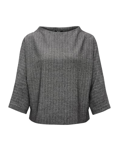 OPUS Damen Sweatshirt | Sweater GISHA Loose im Batwing Stil Black, 40 im Sale