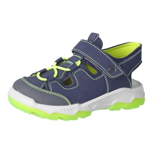 RICOSTA Boys' Arizona Sandals, Children's Summer Shoes, Washable, Open Shoes, Beach Shoes, Outdoor Sandals, Low Shoes, Nautic/Ocean (170), 35 EU on Sale