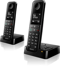 Thumbnail for Philips D4752B/01 DECT Schnurlostelefon mit Anrufbeantworter, 2 Mobilteile im Sale