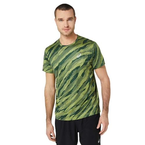 Asics 2011C646 - CORE ALL OVER PRINT SS TOP 301 CACTUS/RA im Sale