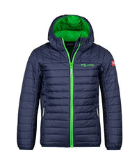 Thumbnail for Trollkids Kinder Steppjacke Eikefjord, Marineblau/Hellgrün, im Sale