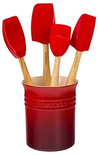 Le Creuset Classic cooking ladle set 5 pieces. Craft (1.1 L), cherry red, 91057001060000 on sale