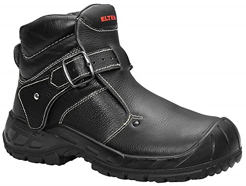 ELTEN Sicherheitsschuhe CARL S3 HI, Damen und Herren, Leder, Stahlkappe, leicht, robust, Schwarz, im Sale
