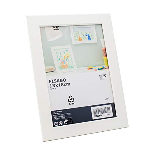 Ikea FISKBO Rahmen in weiß; (13x18cm); 10 Stück