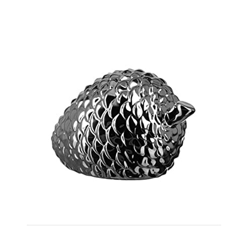Fink Cone/Dekozapfen,Porzellan,silb./L.11,B.6,7,H.6,5cm im Sale