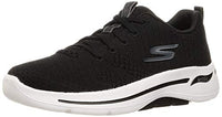 Thumbnail for Skechers women's Go Walk Arch Fit Unify sports shoes, sneakers, Black Textile White Trim, 39 EU on sale