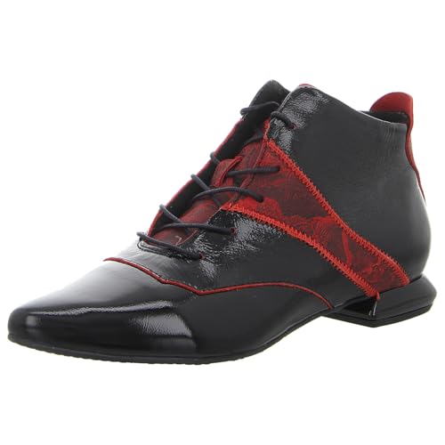 Simen Damen Stiefeletten schwarz-rot Gr. 41 im Sale