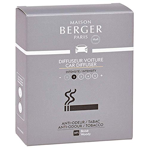 LAMPE BERGER Refill Car Diffuser Set Anti Tobacco Odors, 1 Piece (1 Pack) on Sale