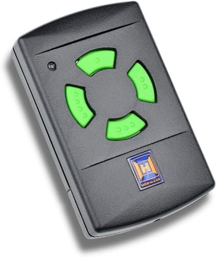 Hörmann hand-held transmitter HSM4 (range approx. 20 m, frequency 26.975 MHz, self-learning coding, for garage doors, entrance gates, front doors, etc.) 437230 on sale