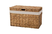 Thumbnail for Laundry basket laundry chest laundry box water hyacinth natural Wanda - 45 x 70 x 44 cm on sale
