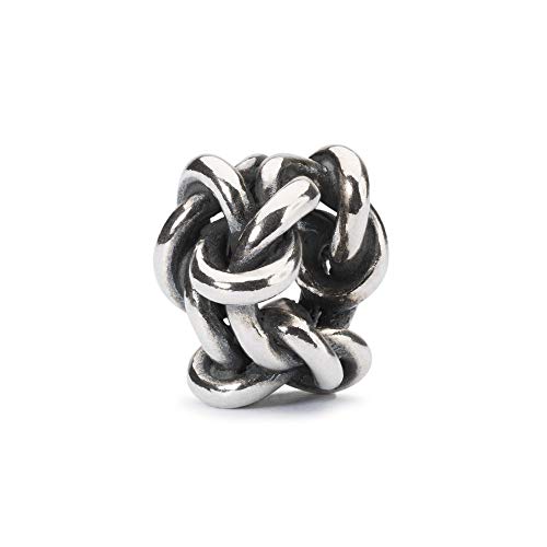 Trollbeads Charm Knoten der Freundschaft aus Sterling-Silber in der Farbe Silber, TAGBE-20204 im Sale