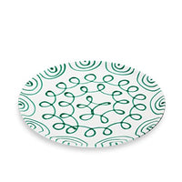 Thumbnail for GMUNDNER KERAMIK Underplate Cup Diameter: 32 cm Green Flamed Tableware, handmade in Austria