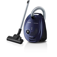 Thumbnail for Siemens Staubsauger mit Beutel synchropower VS06A111, Bodenstaubsauger, Hygiene-Filter, Bodendüse für Hartboden und Teppich, starke Saugleistung, langes Kabel, Fugendüse, 600 W, blau im Sale