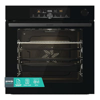 Thumbnail for Gorenje OptiBake Advanced BPSA 6747 A08BG built-in oven / 77L / convection / pyrolysis / AutoBake / touch control / meat thermometer / GentleClose & Open / SteamAssist / PizzaMode 300°C / black on sale
