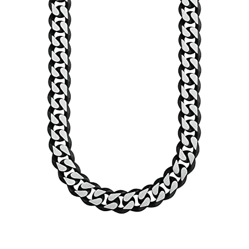 s.Oliver Collier Edelstahl Herren Halsschmuck, 50 cm, Silber, Kommt in Schmuck Geschenk Box, im Sale