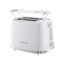 Thumbnail for Russell Hobbs Toaster [für 2 Scheiben] Eden (6 Bräunungsstufen, Hebefunktion, Auftau-, Aufwärm- & Stoppfunktion, Krümelschublade, Brötchenaufsatz, Weiß) 27370-56 im Sale