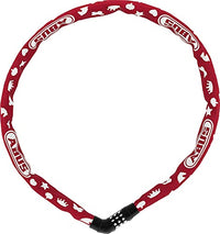 Thumbnail for ABUS Kettenschloss Steel-O-Chain 4804C Symbols – Zahlenschloss für Kinderfahrräder – ABUS-Sicherheitslevel 3 – 75 cm – Blau im Sale