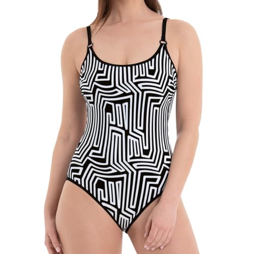 Rosa Faia - Shining Lines - Badeanzug (46C Schwarz) im Sale