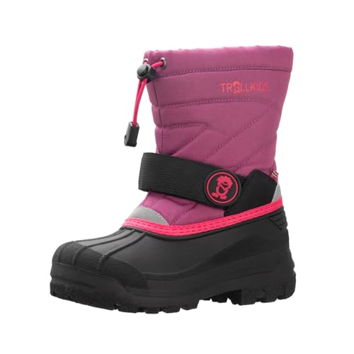 Trollkids Kinder Winterboots Telemark, Pflaume/Magenta, 38 im Sale