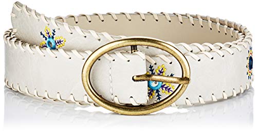 Desigual Womens Julietta Belt, White, 85 im Sale